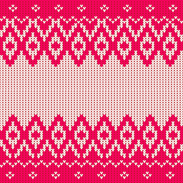 Traditonal knitted christmas seamless patterns vector 02  