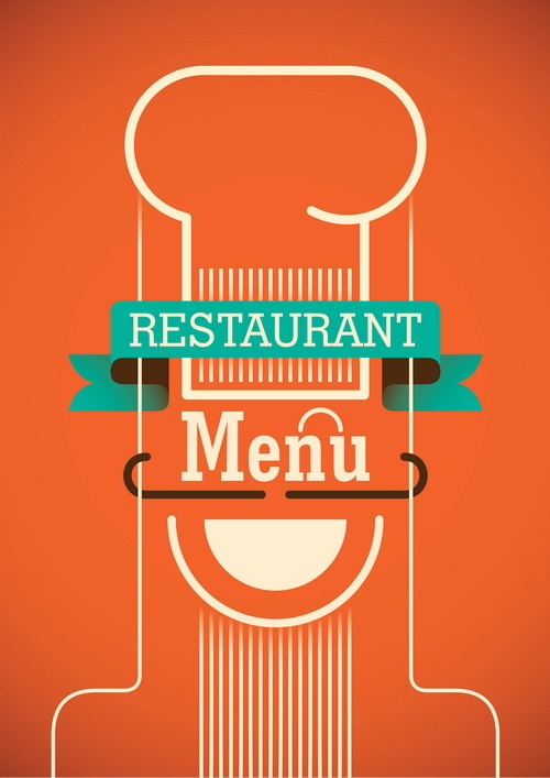 Vintage restaurant menu template vector 01  