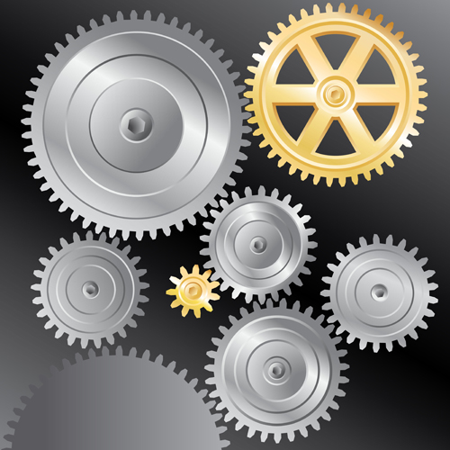 Creative Gears vector background art 02  