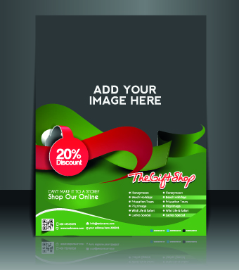 Business flyer and brochure cover design vector 20  
