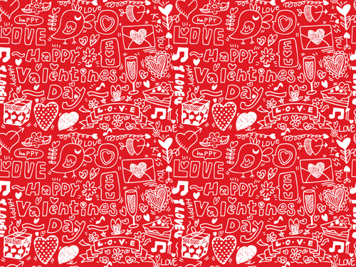 Romantic of Valentines day backgrounds art vector 03  
