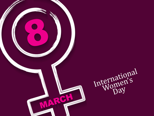 8 March womens day background set 06 vector  