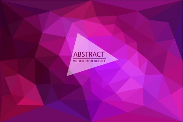 Abstract triangle embossment vector background 02  