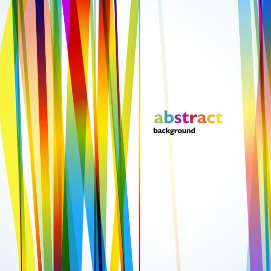 Farbige Bänder abstrakten Hintergrund-Vektor 02  
