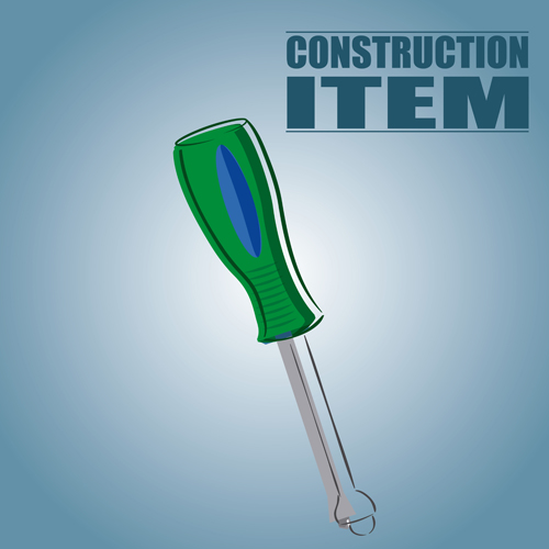 Construction tool creative background vector material 06  