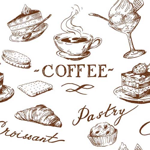 Hand drawn Illustrations Food elements vector 04  