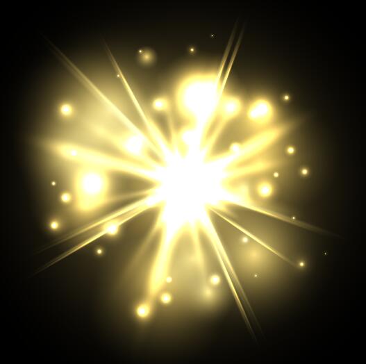 Light explosion effect background vector 11  