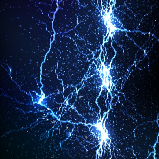 Lightning flash stick background vector 06  