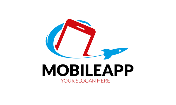 Mobile App Logo Vektor  