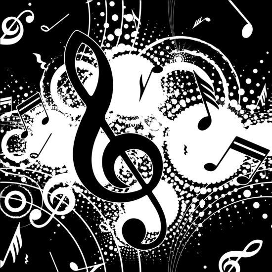 Music festival grunge background vector 09  