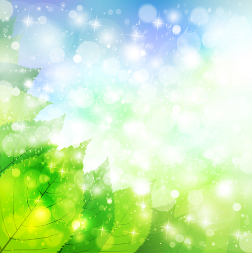 Natural green halation background art 10  