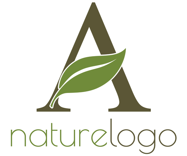 Vecteurs de conception de logo nature  
