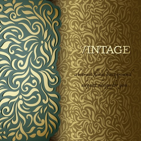 Ornate pattern vintage background graphics 02  