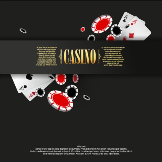 Vector Casino-Spiele Hintergrund Grafik 06  