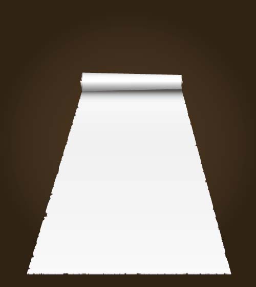 White paper and brown background vector  