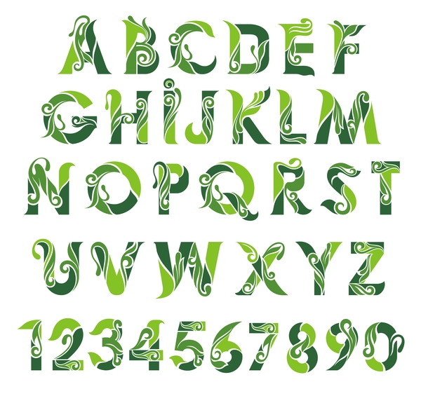 bio typeface creative vector  