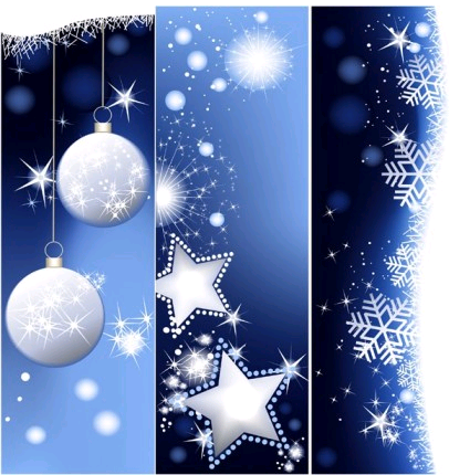 christmas background banner vector design  