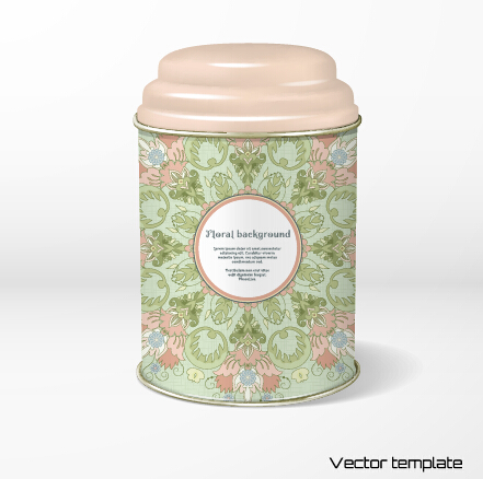 Beautiful floral pattern packaging design vector 10  