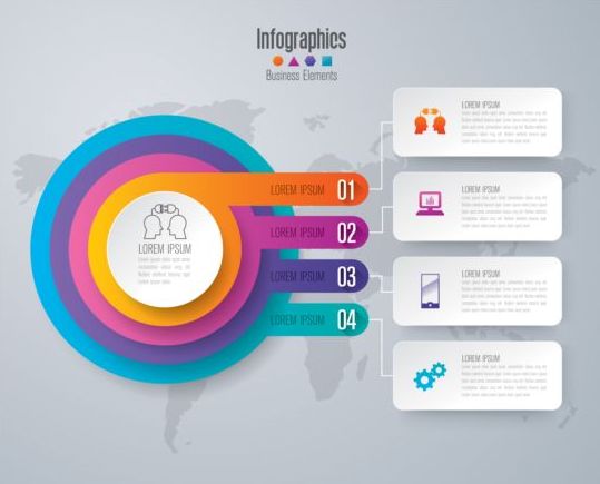 Бизнес-Инфографика креативный дизайн 4482  
