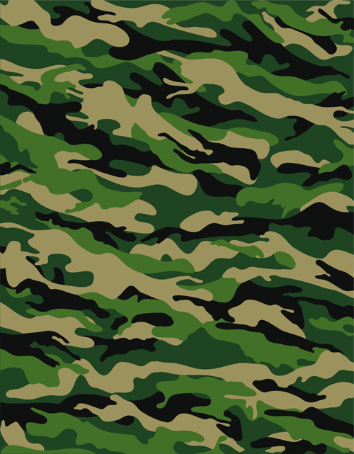 Different Camouflage pattern design vector set 05  