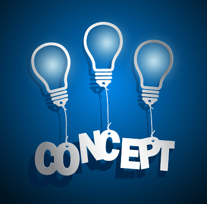Concept idea business background vector 04  