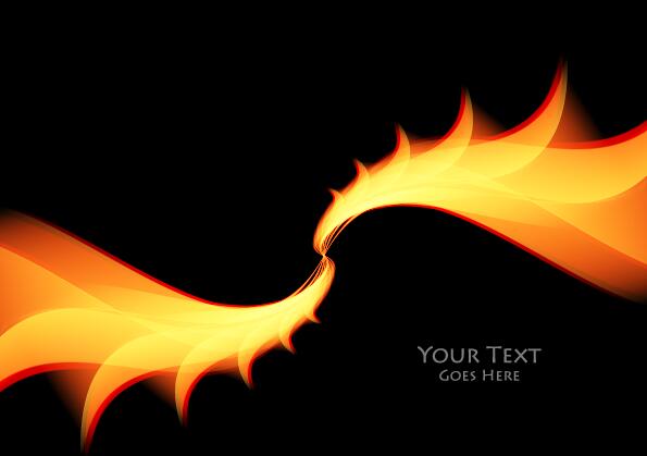 Fire abstract achtergrond vector  