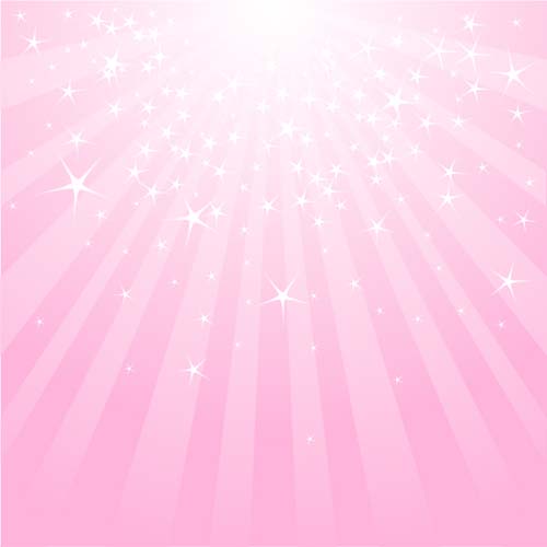 Light with stars and pink background vector  