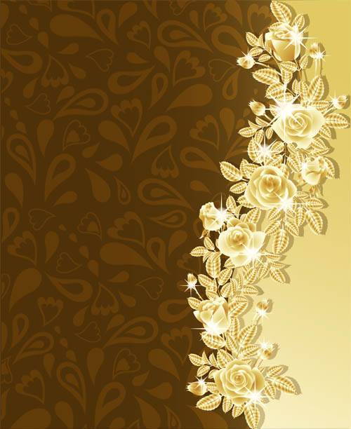 ornate Royal Backgrounds Illustration vector  