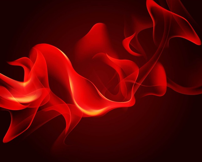 Realistic Flame background vector  