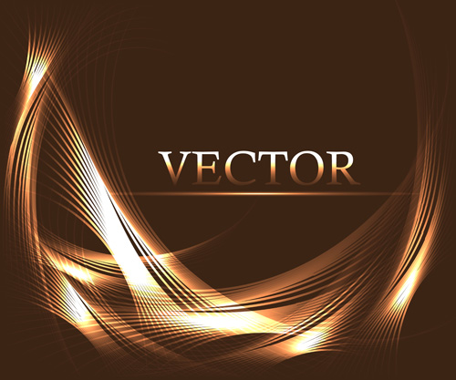 Abstract lines with brown background vector 04  