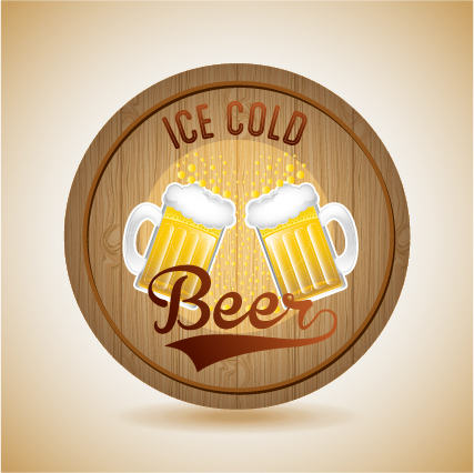 Beer stickers creative design material 04  