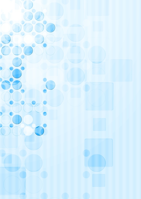 Blauer abstrakter Hintergrund mit rundem Vektor  