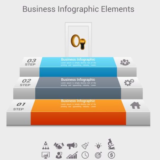 Бизнес-Инфографика креативный дизайн 4473  