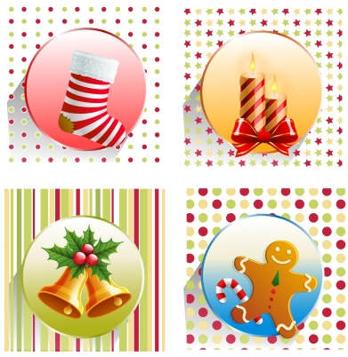 Christmas design elements vector graphics  