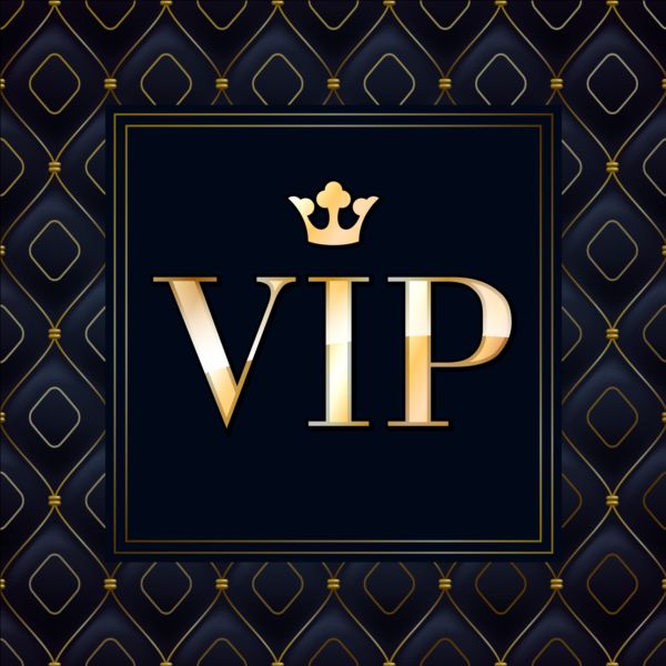 Dark blue VIP luxury background vector 01  