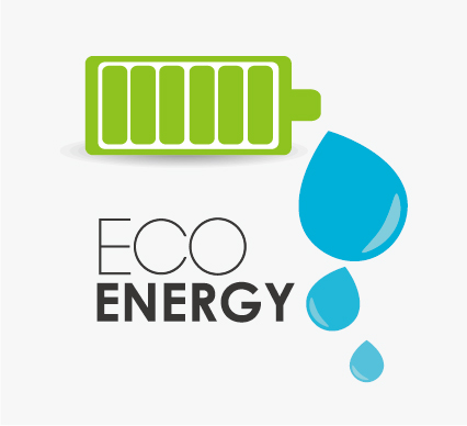 Eco energy vector design template 09  