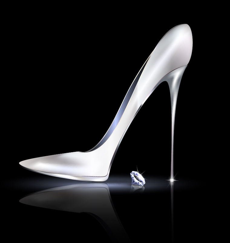 ダイヤモンド リング ベクトル 01 女性靴  