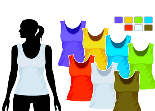 Mens and womens clothing design elements 05  