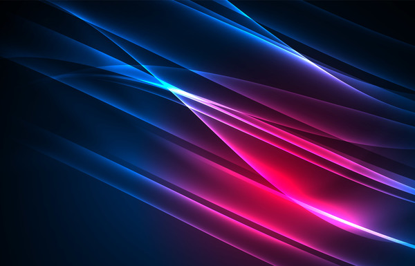Purple with blue light lines background vector 03  