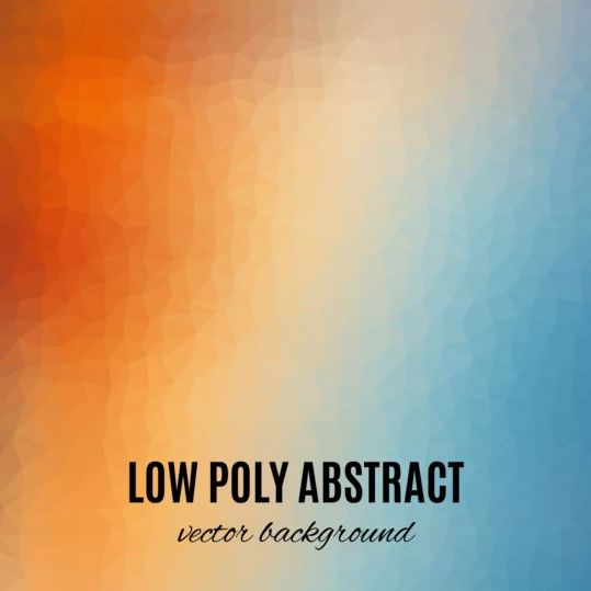 låg Poly abstrakt bakgrund vektorer material 04  