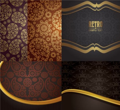 Luxury special design background vector material  