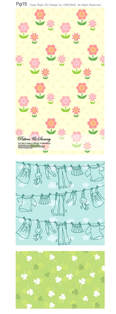 Lovely Child elements background 2 vector graphic  