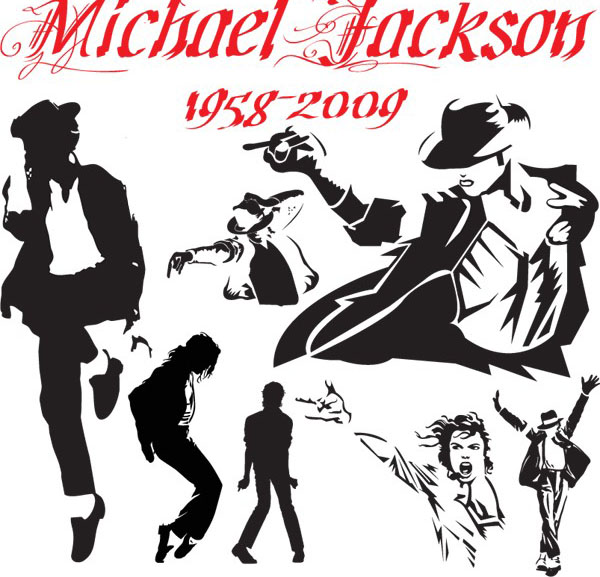 Michael Jackson action Vector  