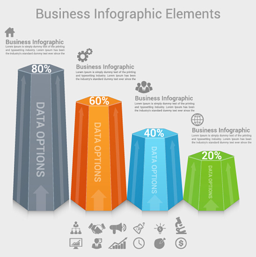Business Infographic creative design 4208  