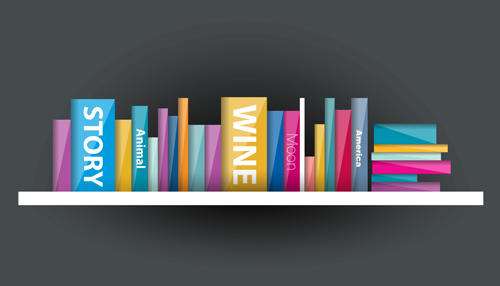 Creative book shelf vector design 03  