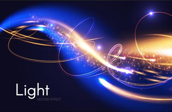 Light effect abstract vector background 07  