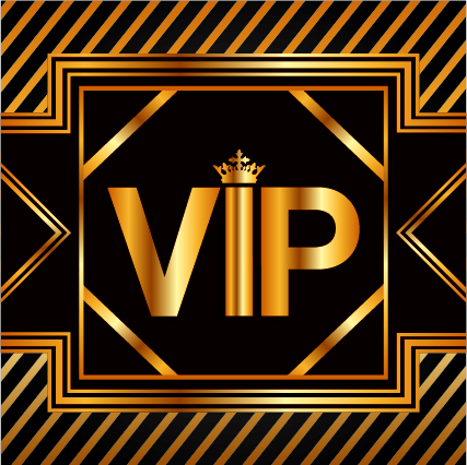 Luxury golden VIP background vectors 17  