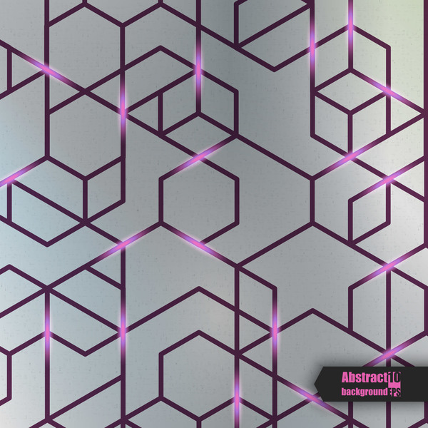 Lignes violettes avec le vecteur abstrait  