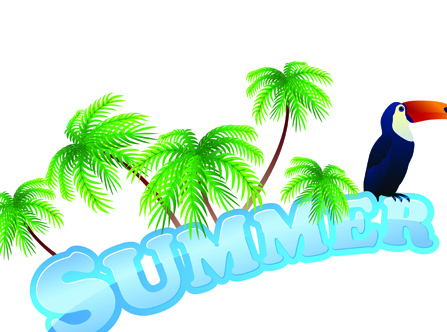 Summer Tourism illustration vector 03  