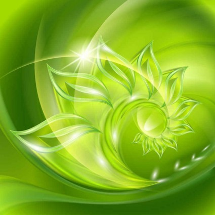 Eco green abstract vector art background 01  